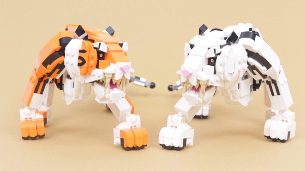 How to recolour LEGO Creator 3 in 1 31129 Majestic Tiger white featured 1 1024x576