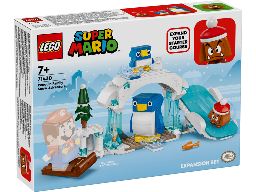LEGO Super Mario 71430 Penguin Family Snow Adventure Expansion Set box front 1024x768