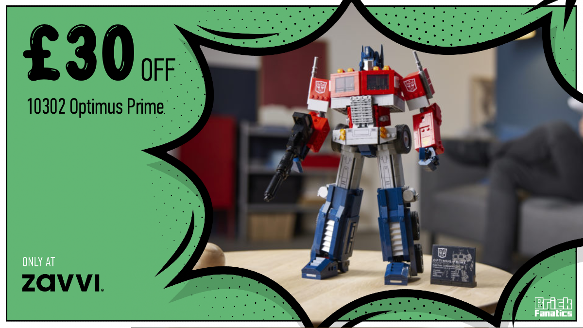 Grab LEGO Icons 10302 Optimus Prime with massive Zavvi discount