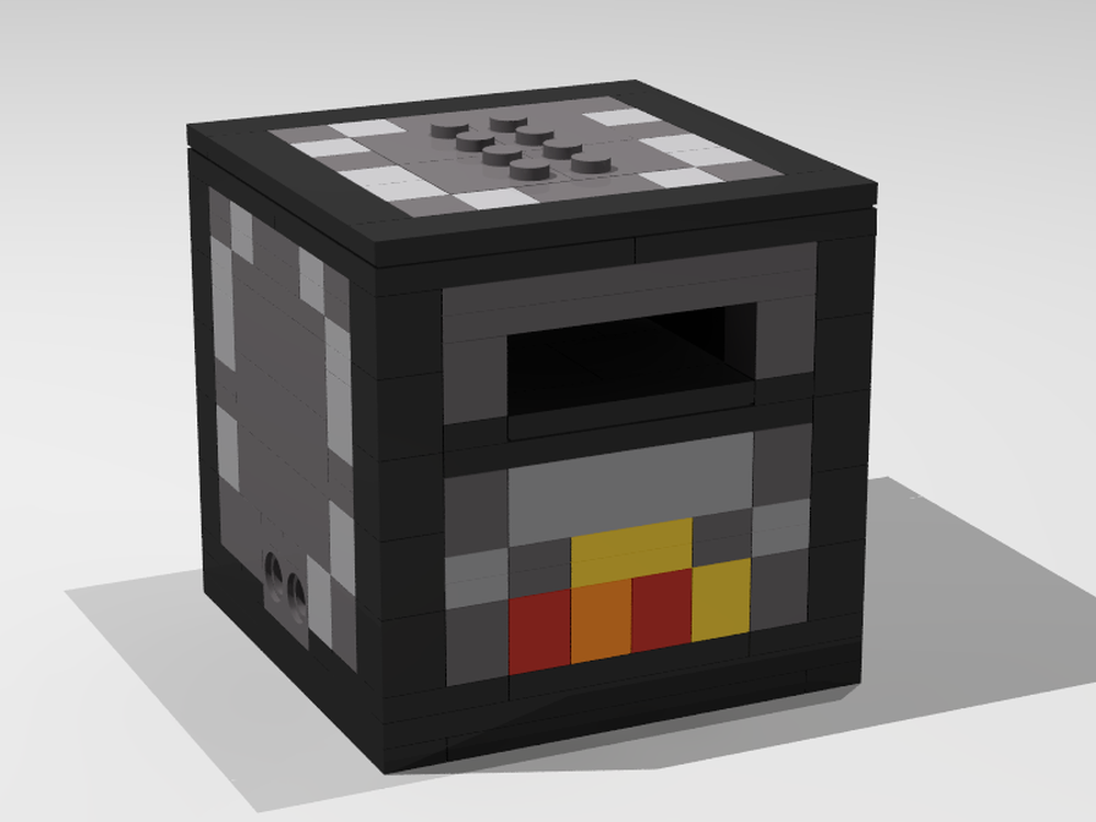 lego minecraft furnace gameandmovierecreation rebrickable