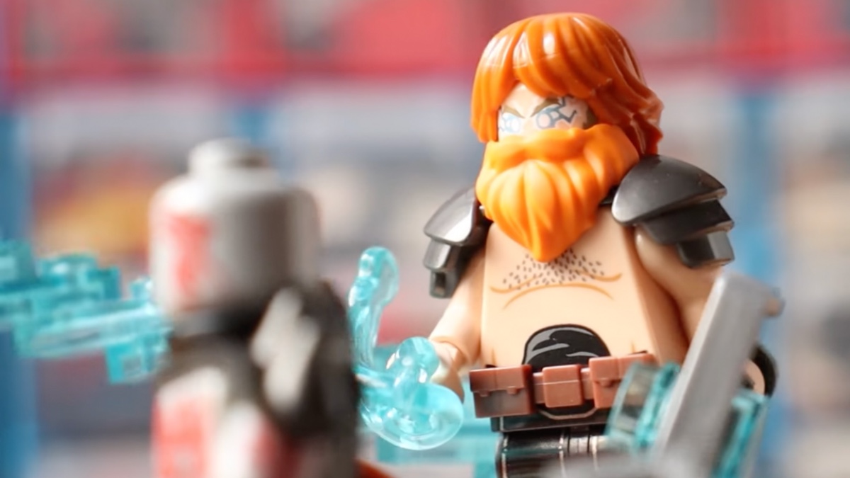 Epic LEGO God of War Ragnarök build pits Kratos against Thor