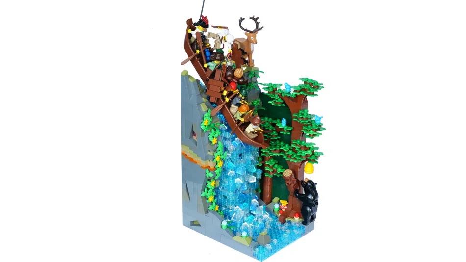 LEGO House Contest Voyageur Waterfall