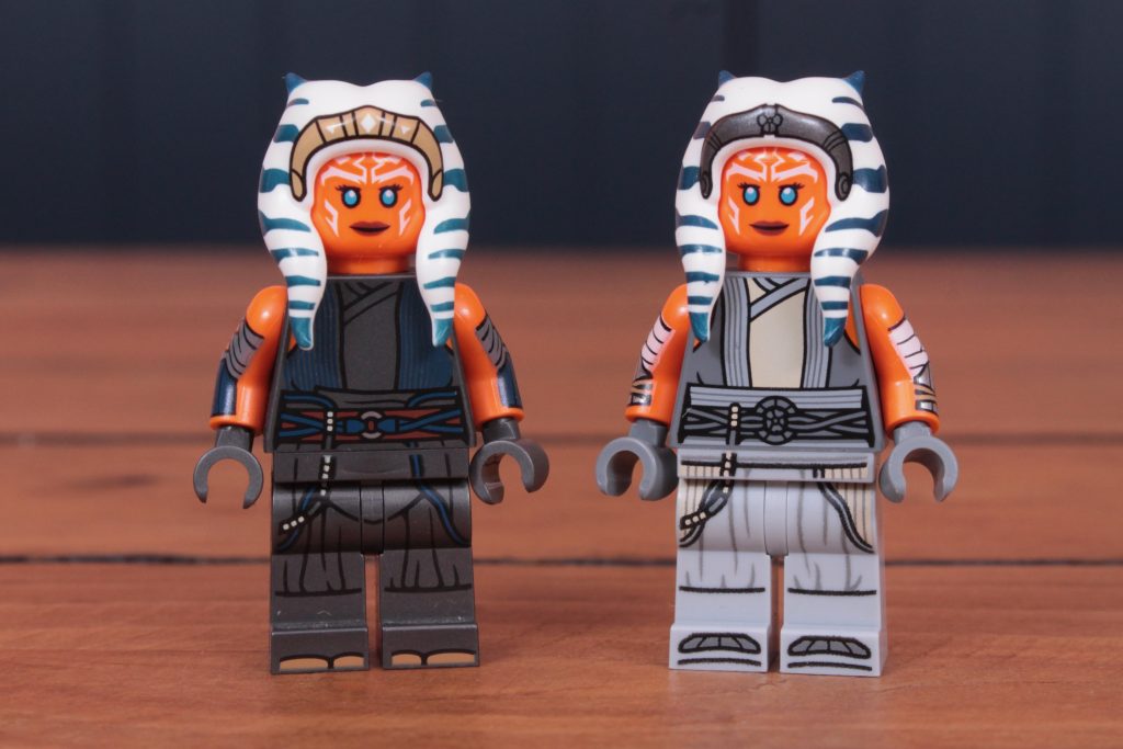 LEGO Star Wars 75385 Ahsoka Tanos Duel on Peridea minifigure comparison 2 1024x683