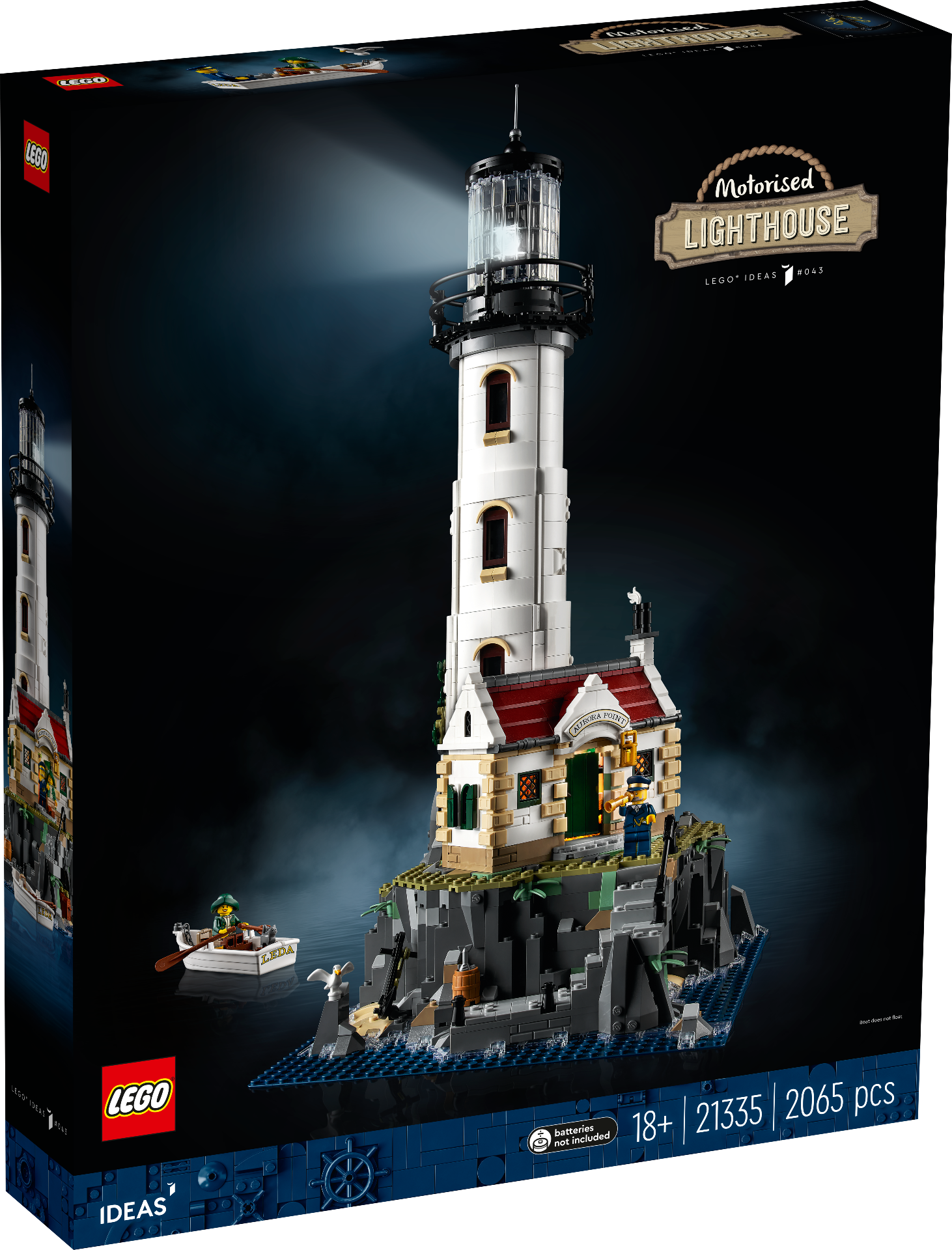 LEGO Ideas 21335 Motorised Lighthouse officially revealed box