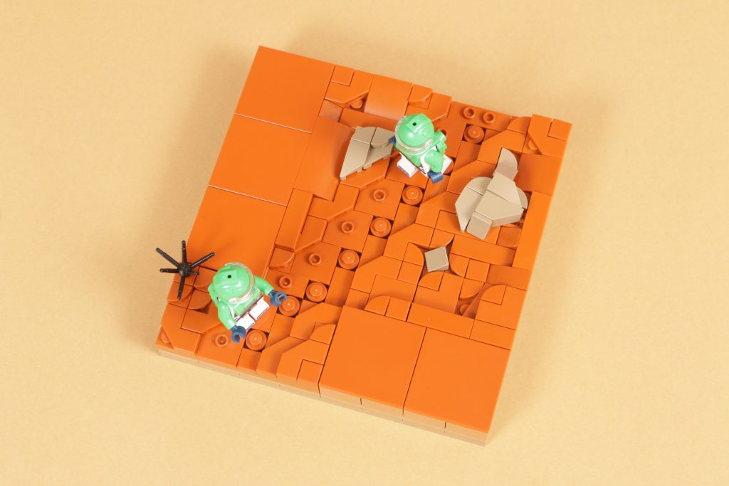 How to LEGO – Building space terrain part I step by step 35 1024x683