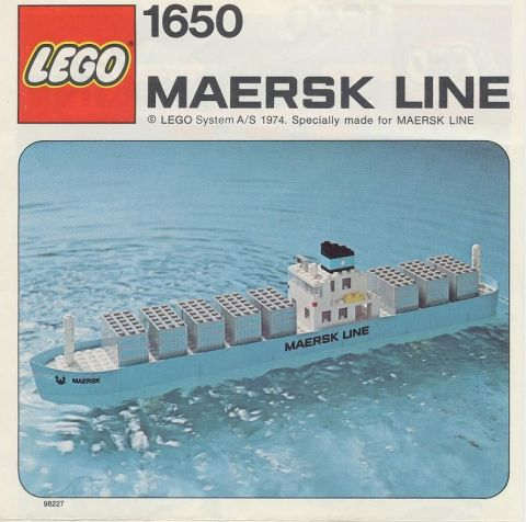 LEGO 1650 Maersk Line Container Ship