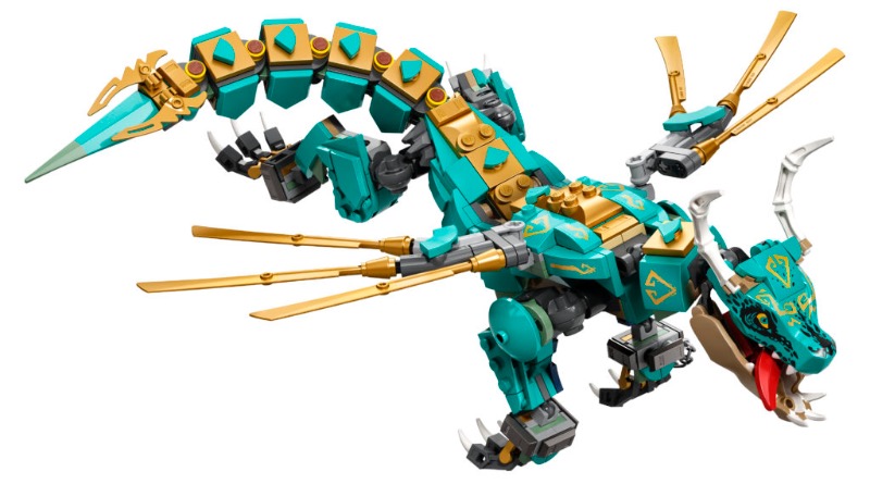 The new LEGO NINJAGO dragon is based on a 'big, hyper dog'