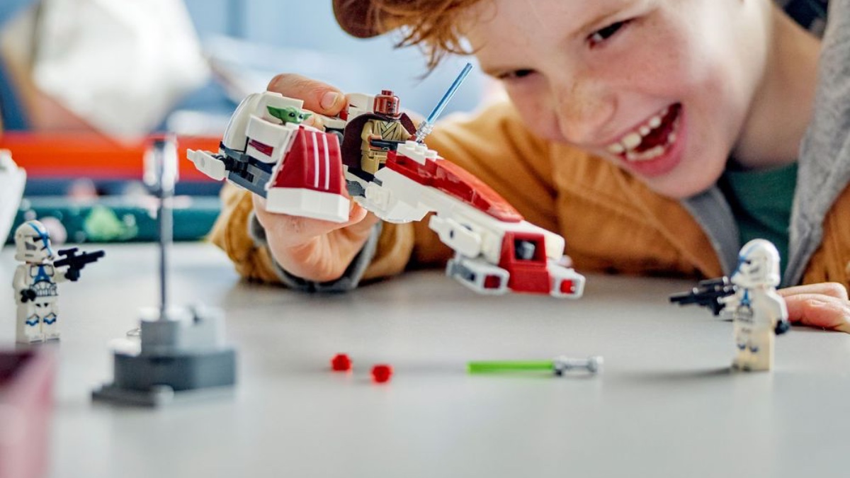 Better images of LEGO Star Wars 75378 BARC Speeder Escape revealed