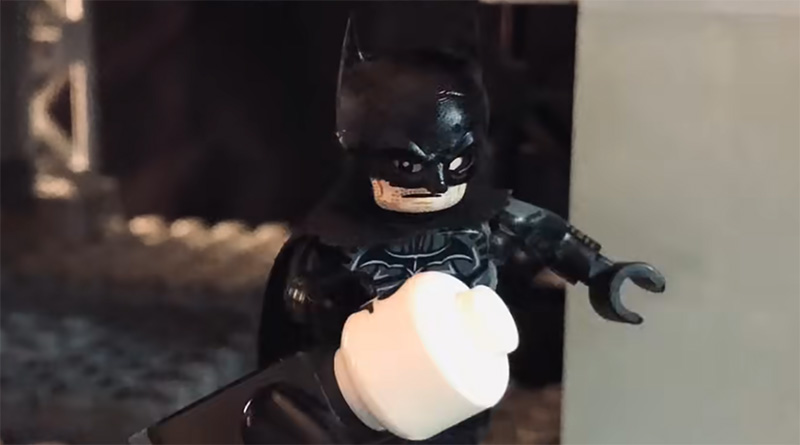 The Batman trailer recreated in LEGO