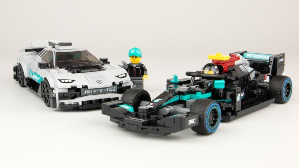 LEGO Speed Champions 76909 Mercedes AMG F1 W12 E Performance Mercedes AMG Project One review featured 1024x576