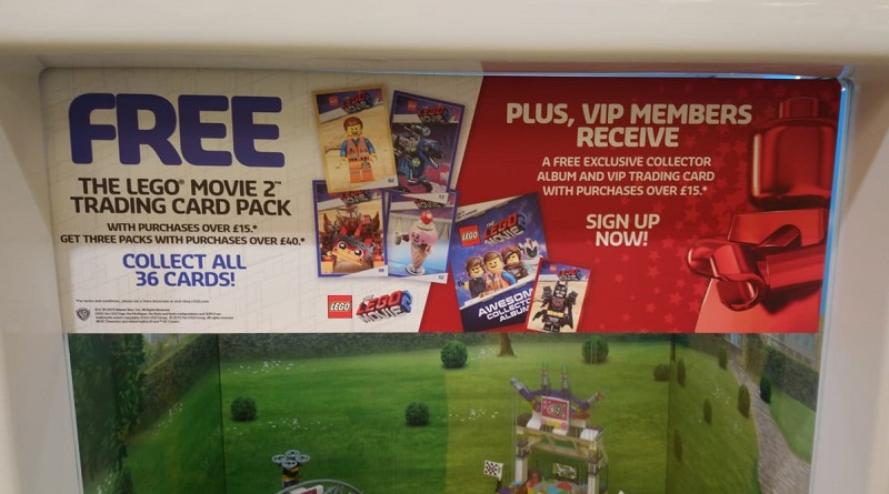 The LEGO Movie 2: The Second Part trading card promotion details