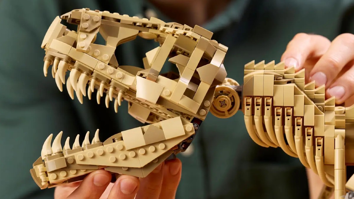 LEGO Jurassic Park Tyrannosaurus rex was born from free time