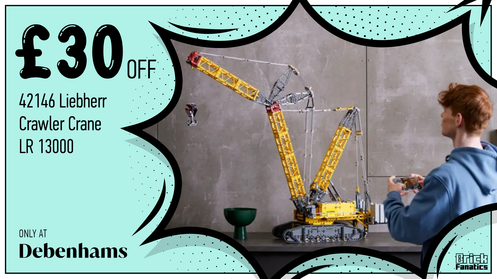 First discount spotted on huge LEGO Technic 42146 Liebherr Crawler Crane LR 13000