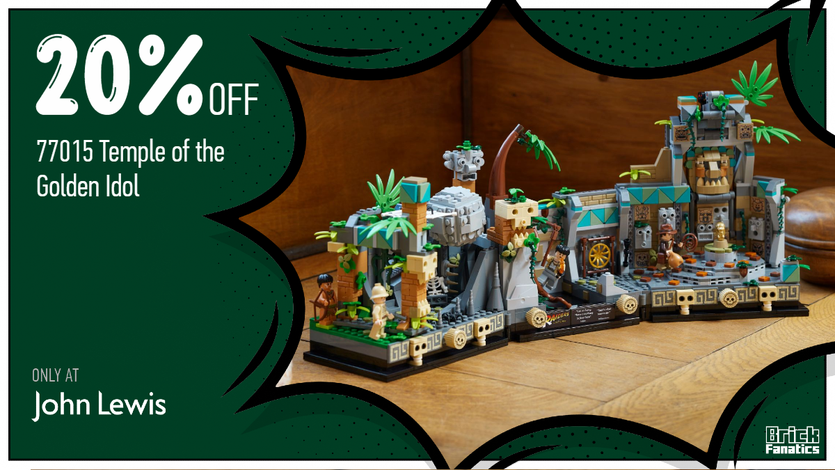 Don't miss out on 20% off recently-released LEGO 77015 Temple of the Golden Idol