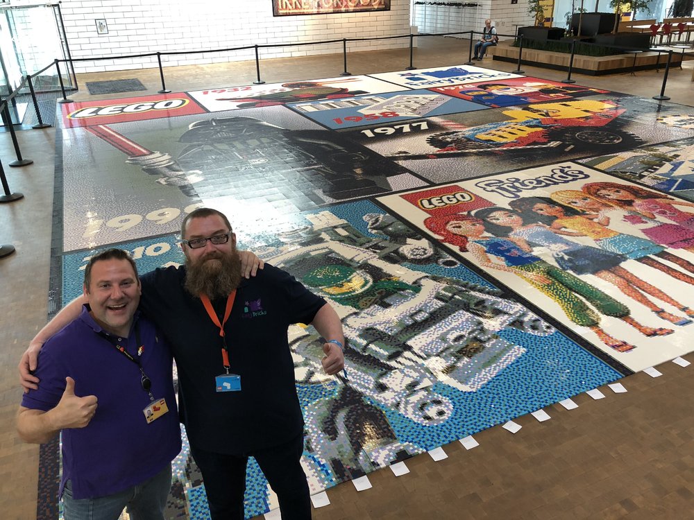 Largest ever LEGO mosaic completed at the LEGO House