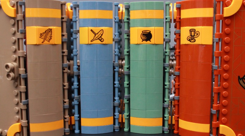 Displaying all the LEGO Harry Potter Hogwarts Moment books together