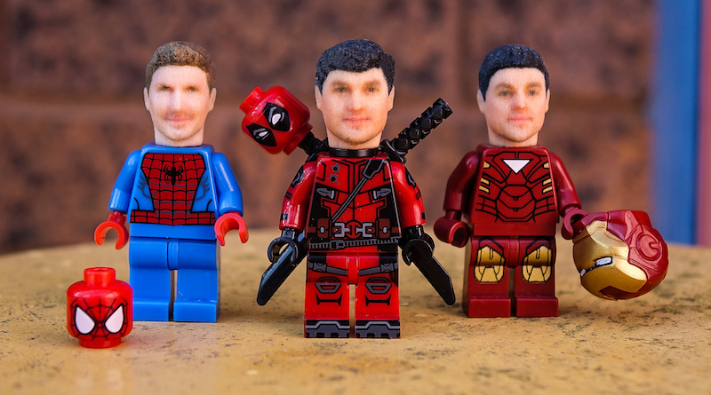 Funky 3D Faces exclusive discount in Brick Fanatics Magazine Issue 11