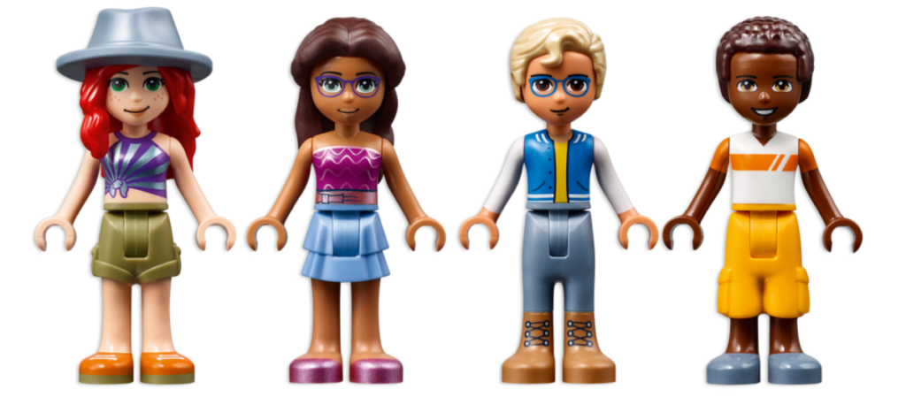 LEGO Friends 41702 Canal Boat minifigures 1024x475