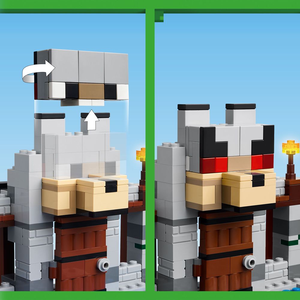 LEGO Minecraft 21261 The Wolf Stronghold 3