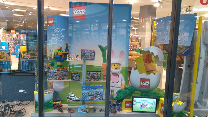 Germany LEGO Easter Shop displays