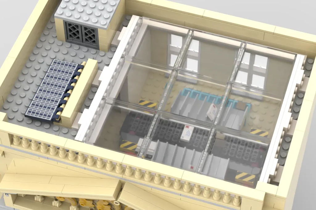 LEGO Ideas Modular Post Office in Neoclassical Style 13 1024x682