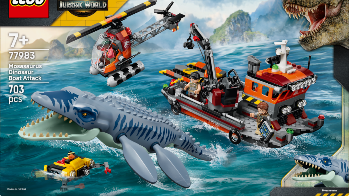 LEGO Mosasaurus is getting a glow-up 25 years after debut