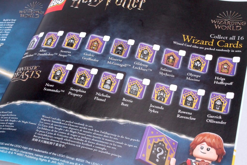 LEGO Harry Potter Collectible Wizard Cards 5
