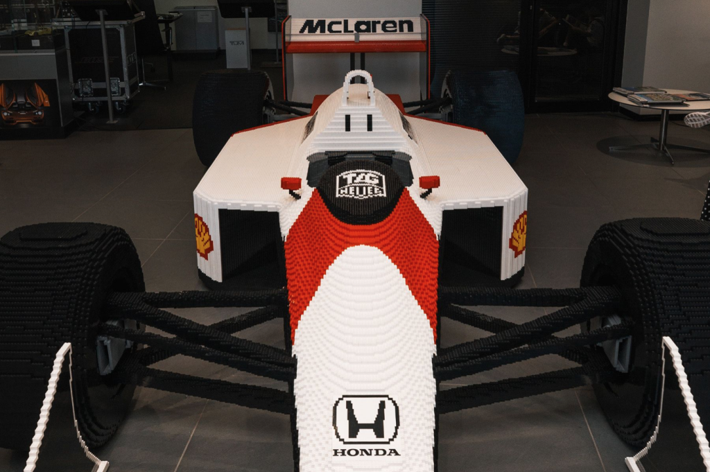 Life size LEGO McLaren MP44 1 1024x681