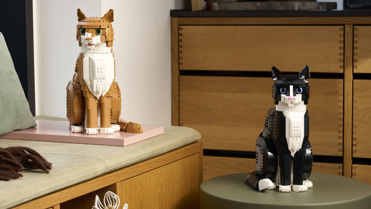 Target asked for LEGO Ideas' second cat to be orange