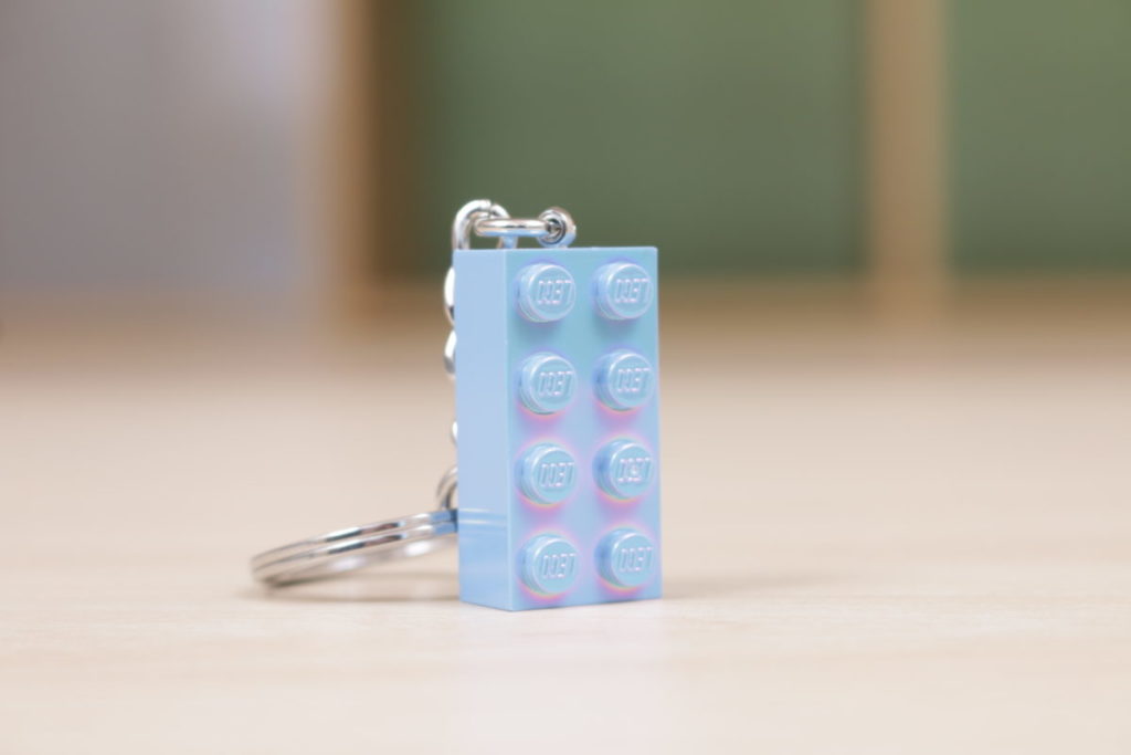 LEGO brick metallic and iridescent keychains review 5 1024x683