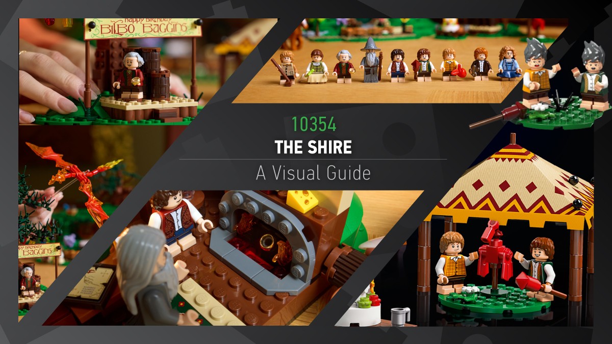 LEGO Icons 10354 The Lord of the Rings: The Shire visual guide and gallery