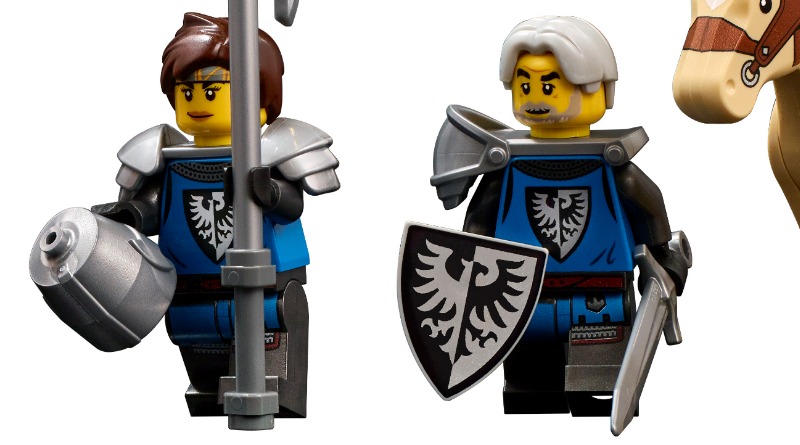 LEGO Ideas 21325 Medieval Blacksmith's minifigures call back to Classic Castle